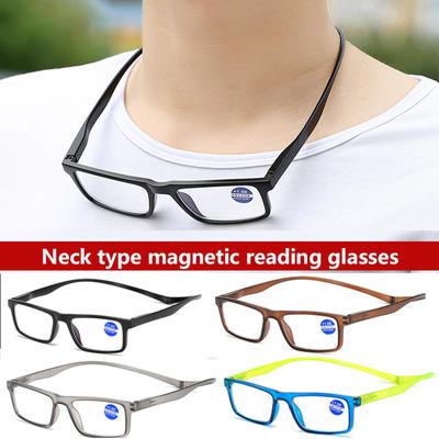 Lunettes Grossissantes à Dioptrie Femmes Hommes Magnétiques à Suspendre au Cou Lunettes Presbytes Soin de la Vision Lunettes de Lecture Magnétiques