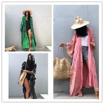 European & American Cotton Bikini Cover-Up: Beach Skirt Shawl