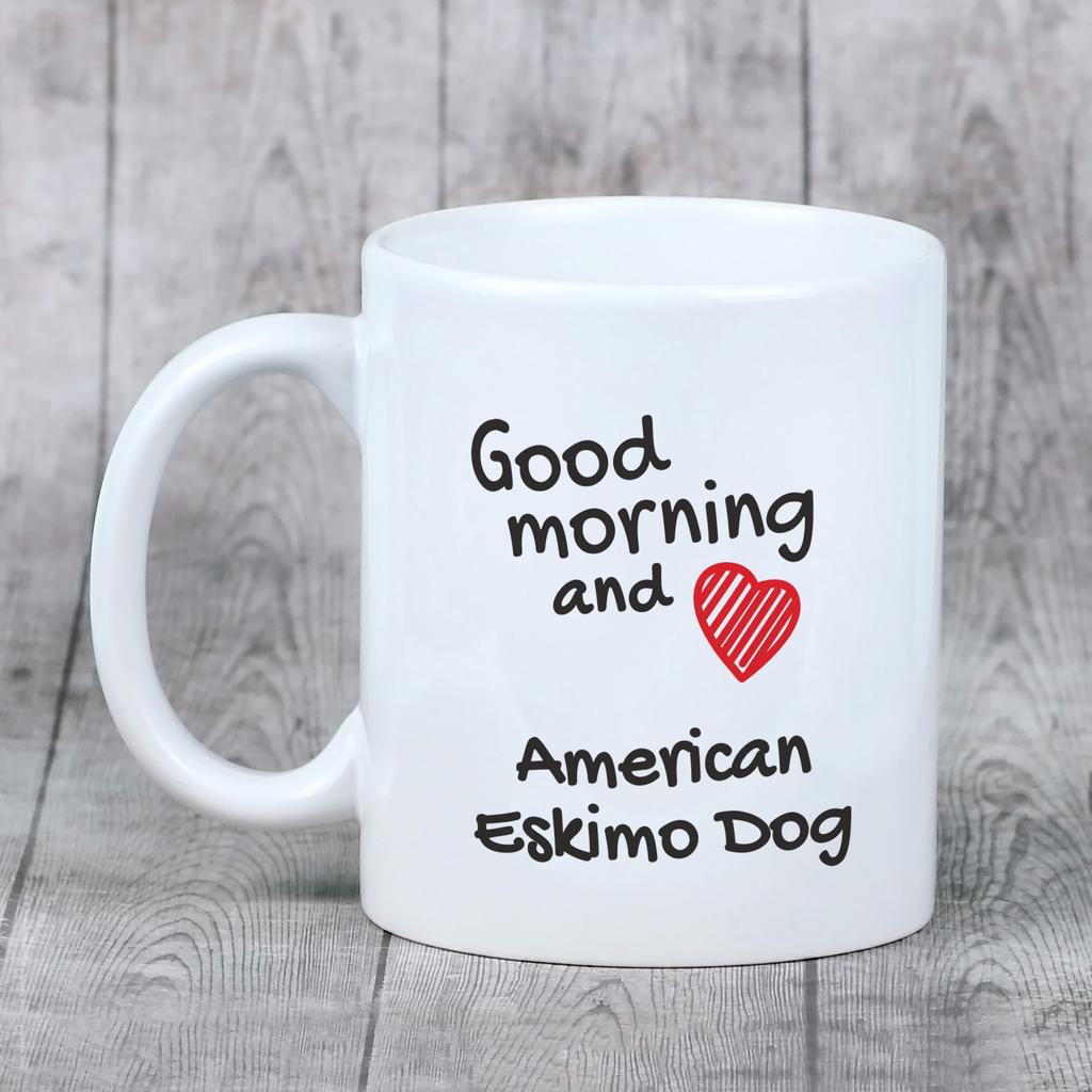American Eskimo Dog, American Spitz - cup with a dog, personalized cup with a print, a classic gift for everyone from the Art-Dog brand