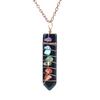 TikTok Live Handcrafted Rose Quartz Crystal Sword Pendant Necklace