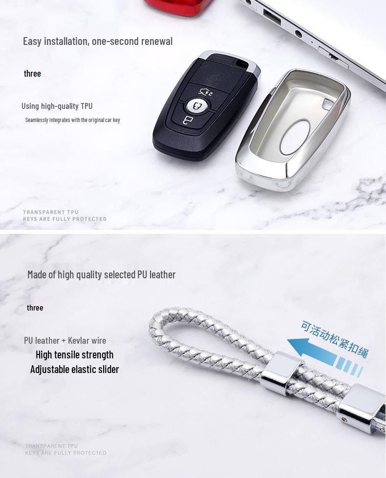 Ford Escape & Ecosport Key Cover - Semi-Package Shell for Men & Women