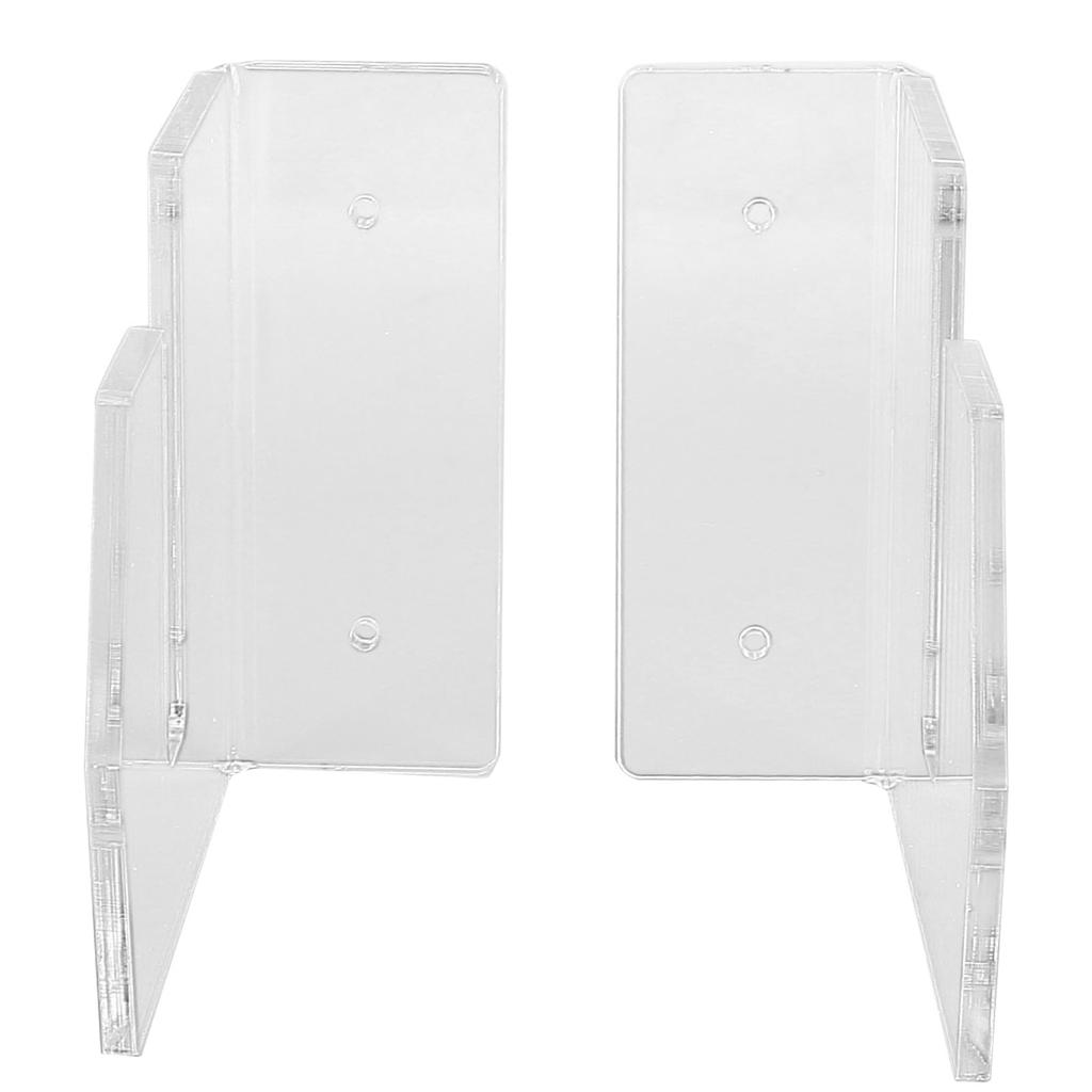 Väggmonteringsskena med skjutplatta Akryl Hållbar Skateboard Vägghängare för Hem