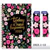 Agenda A5 2023 Planner Quaderno a Spirale Programma Diario Cancelleria Blocchi Appunti Kawaii Album da Disegno Accessori Scolastici Diario di Bilancio