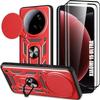 Case - Xiaomi - 15 Ultra - Shockproof Protection - Tempered Glass - Red