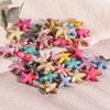 50Pcs Colorful Acrylic Starfish Beads - Vibrant Marine-Themed Diy Jewelry Making Supplies For Necklace Bracelet Keychain