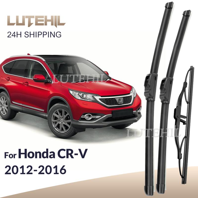 For Honda CRV MK4 2012-2016 2013 2014 2015 Wiper Front & Rear Wiper Blades Windshield Windscreen Window Brushes 26 +16 +13 Honda CR-V