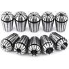 10pcs ER20 Spring Steel Collet Set Spring Collet Chuck for CNC Workholding Engraving Milling Lathe Tool 3mm, 1/8"/4mm/5mm/6mm, 1/4", 8mm, 10mm, 12mm,