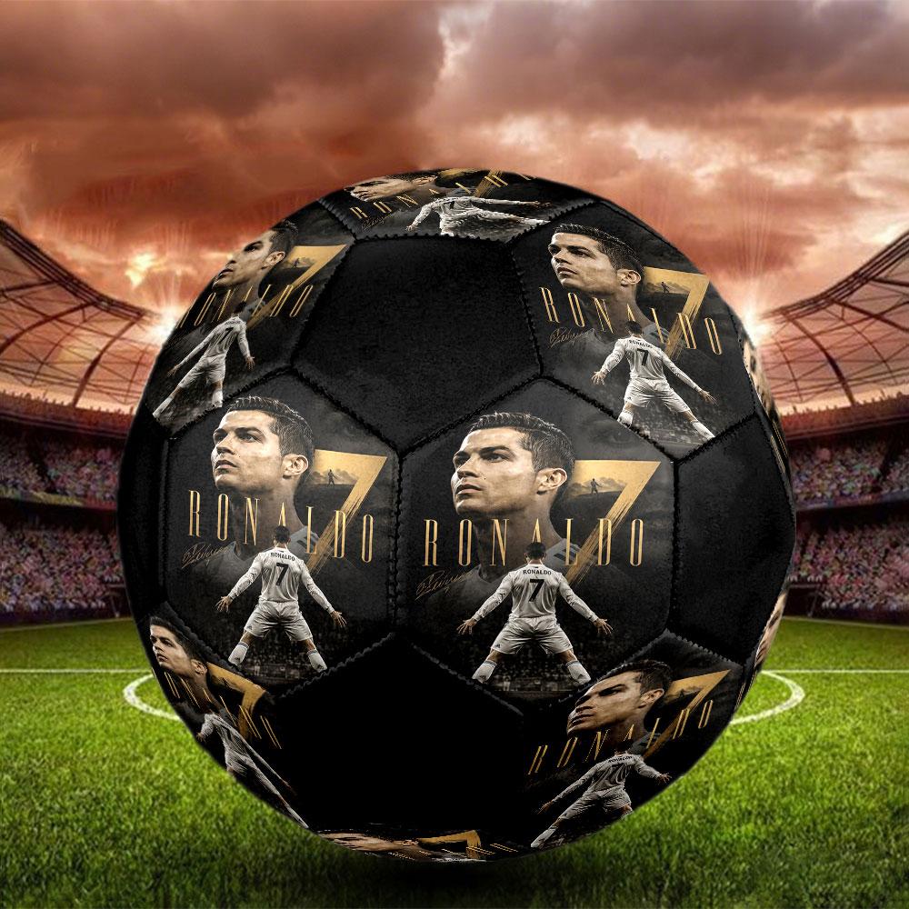 1pc Cristiano Ronaldo Soccer Ball Size 5 Indoor Soccer Ball Fashion Colorful Backyard Game - Great For Sports Fans Gift HE20