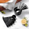 11Pcs Kitchen Measuring Tools Set Plastic Measuring Spoons Teaspoon Sugar Scoop Cooking Baking Cake Flour Measuring Cups New