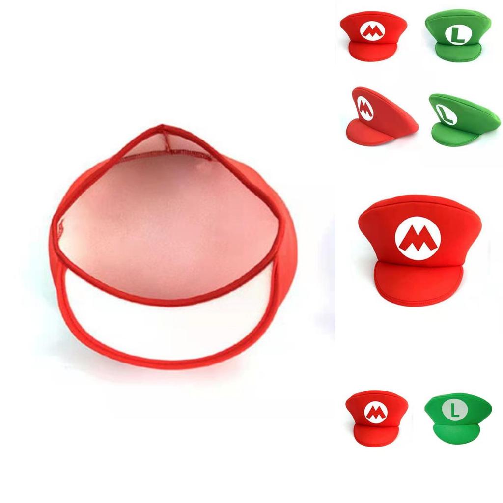 Унісекс Капелюх Косплею Супер Маріо Луїджі Брос Для Дорослих І Дітей Реквізит Для Костюма На Хелловін