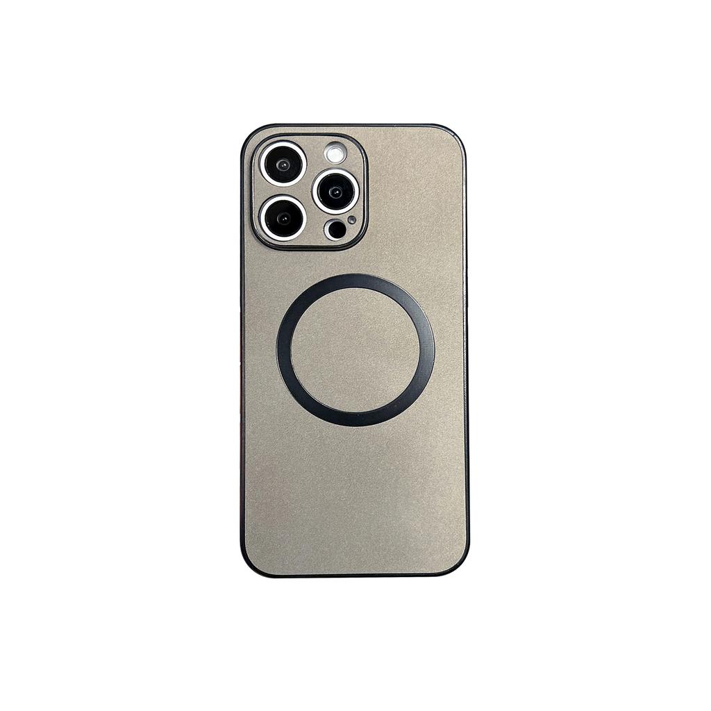 Magnetic Attraction for IPhone15promax, Anti-drop Apple 14 Simple Business Retro Phone Case