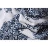 Awesome Customer-Supplied Fabric Export Linen Print Export Round Neck Loose Short Sleeve T-shirt Female Linen Tops Summer