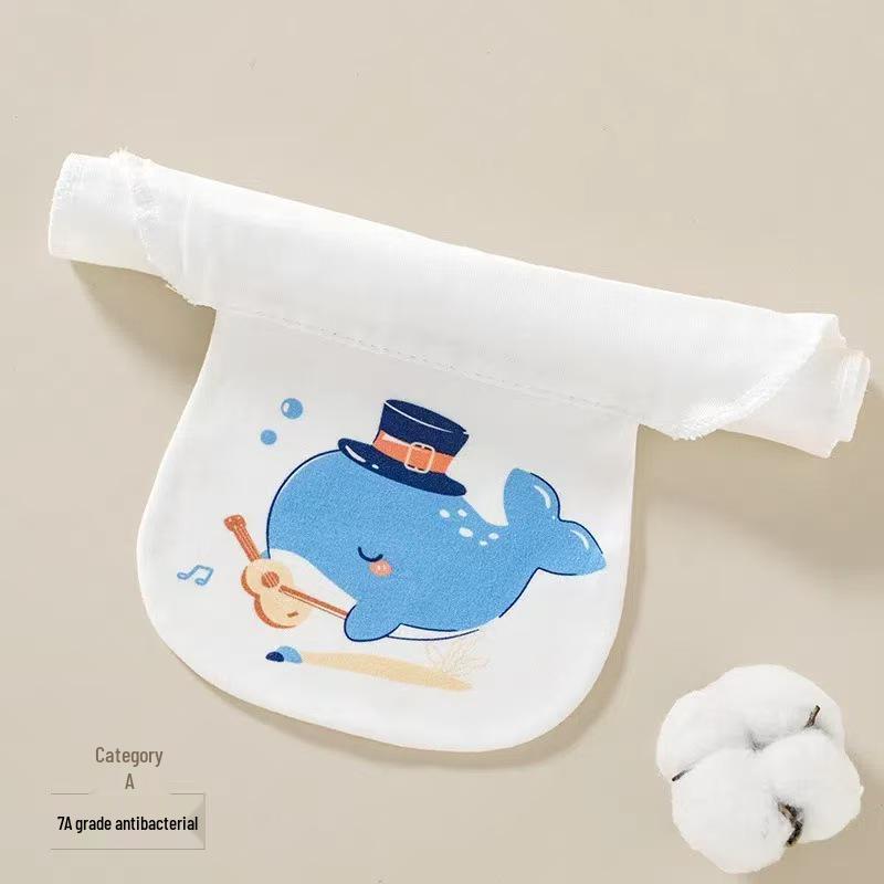 6-Layer Pure Cotton Sweat-Absorbent Towel for Children - Summer Kindergarten Gauze Anti-Sweat Back Pad