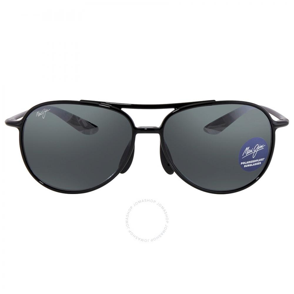 

Солнцезащитные очки унисекс Maui Jim Alelele Bridge Nuetral Grey Pilot 438 02 60