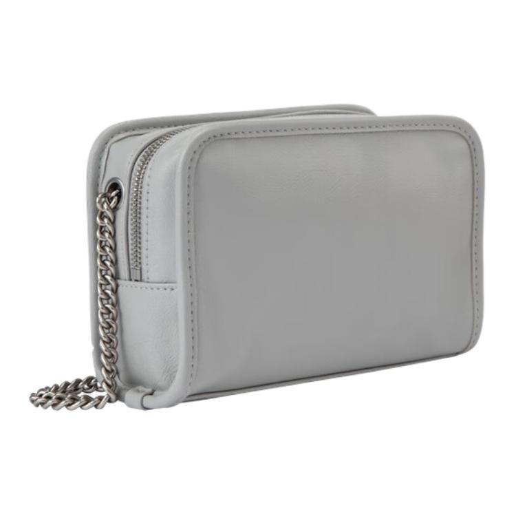 New CALVIN KLEIN SS25 Synthetic Material Crossbody Bag Shoulder Bag Medium Size Women's Pearl Gray 4K0005G-PDE