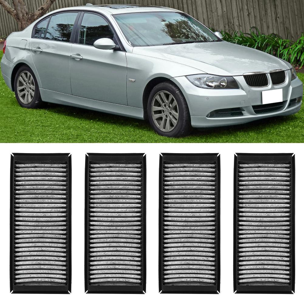 4 szt. Filtr powietrza Węgiel aktywowany 64319159606 Pasuje do E90 E92 E93 20082013