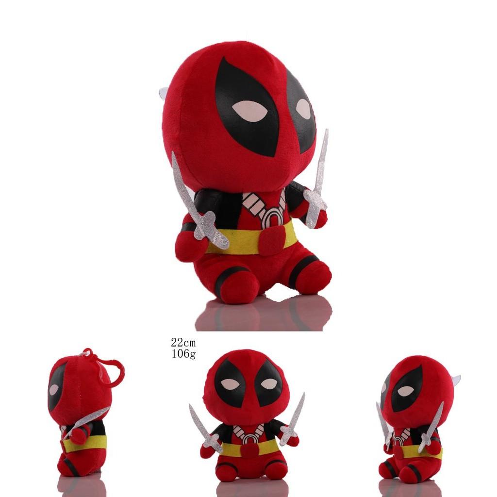 Adorable Deadpool Plush Toy With Soft Crystal Ultra Plush Material For Collectors