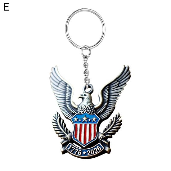 Świętuj 250 lat Amerykańskiej Dumy Brelok w kształcie sowy Flaga USA