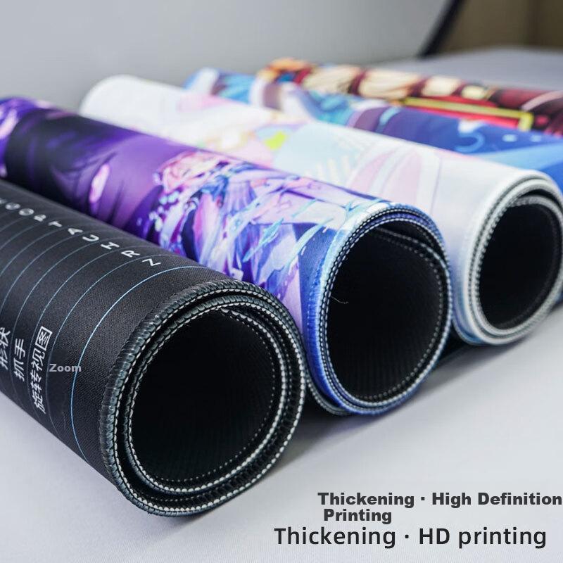 Large Mouse Pad for Office, Creative Desk Mat with Locked Edges, Non-Slip, Washable Keyboard Computer Pad 900*400mm for Self-Discipline