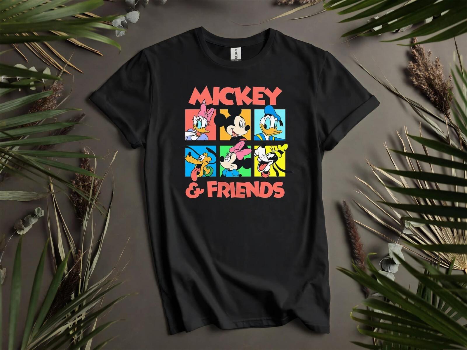 Mickey and Friends Pop Art T-Shirt Mens Womens Tees Top T Shirt Mens Womens Tees Top Men Women Unisex Tshirt L173 S