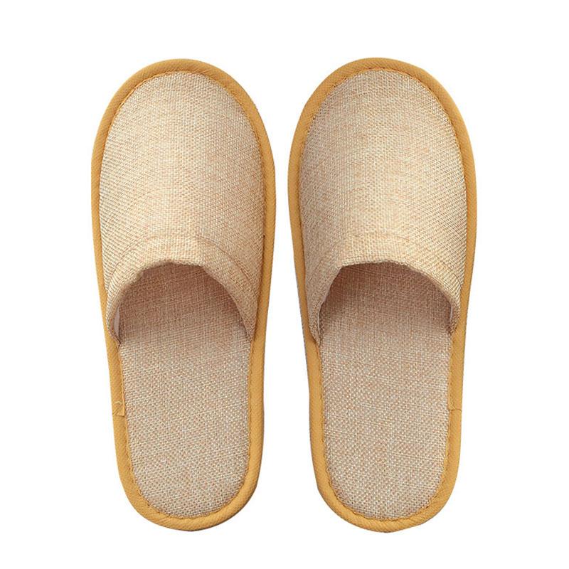 

1 пара утолщенных нескользящих мужских и женских домашних тапочек одноразовые тапочки для гостей отеля путешествия