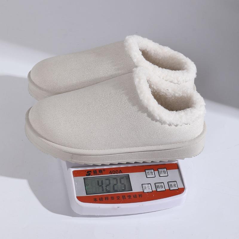 Damen Birkenstock Schneestiefel in weiter Weite, Plüschgefütterte Vintage Clogs, Niedrig geschnittene Winterstiefeletten für Damen