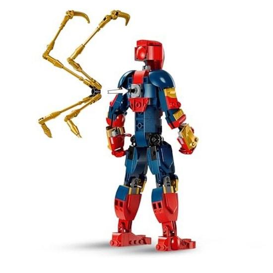 LEGO Marvel Iron Spider-Man figure toy block boys girls children ages 8 9 10 elementary school goods 76298