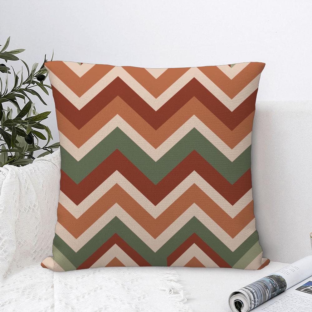 Calm Geometric Color Pillow Case Sofa Decorative Home Doublesided Print Plush Square Throw Pillow Covers Cushion Decor Cover