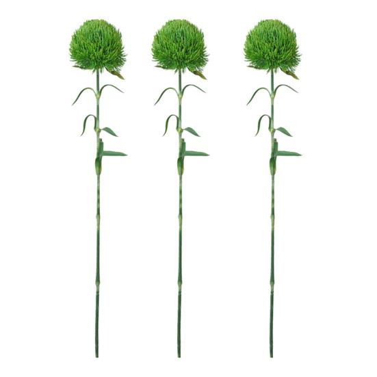 Fake Dianthus Artificial Greenery Stem Realistic Dianthus Trick Plant for Home Kitchen Wedding Courtyard Decoration