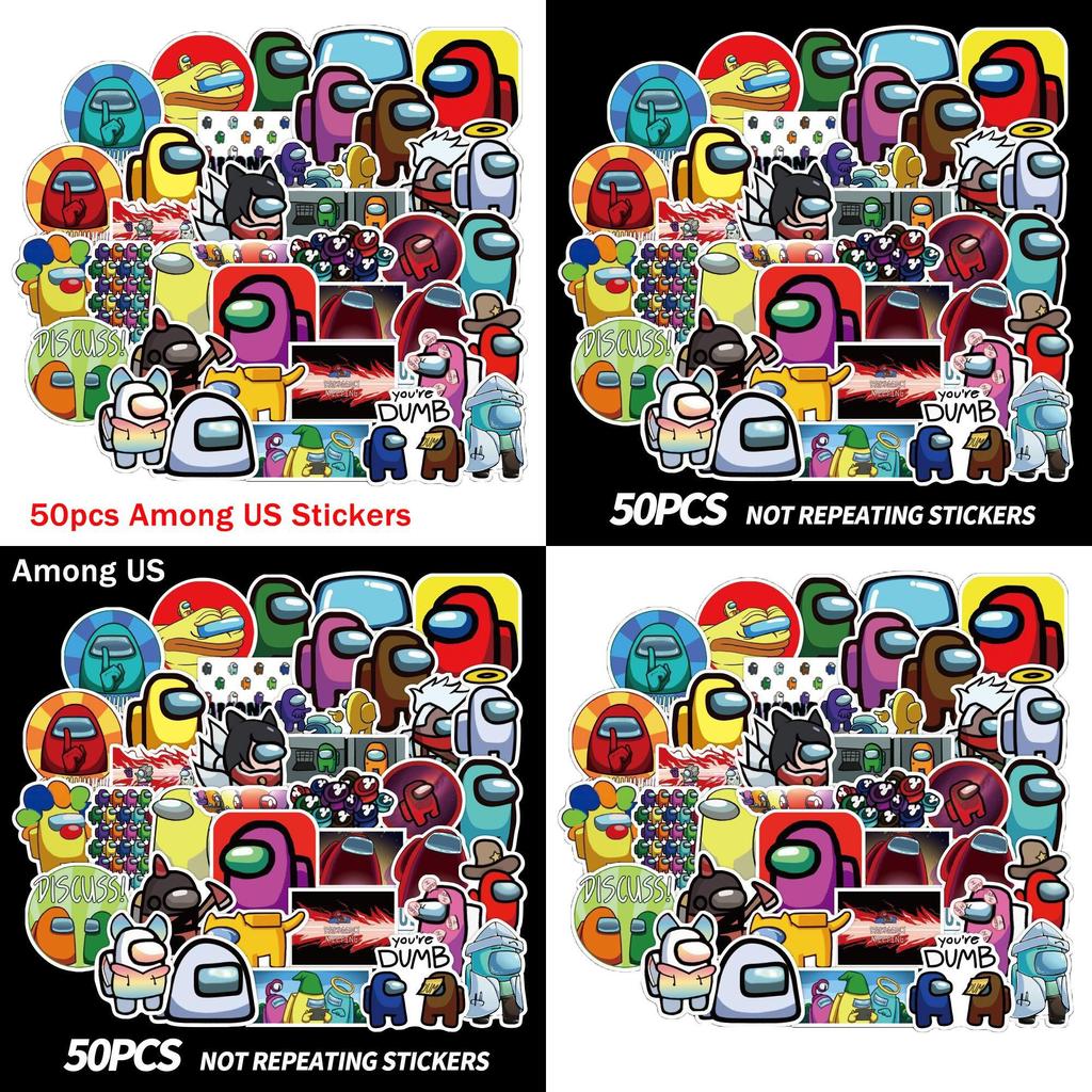 Stickers Game 50pcs Waterproof Pvc Luggage Laptop Mug Bikes Diy Decals