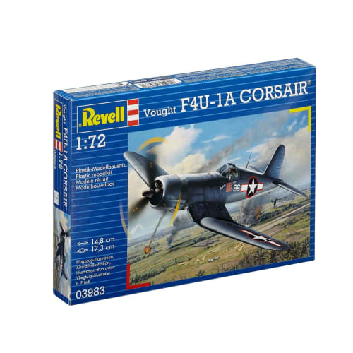 German Revell 1/72 F4U-1D Corsair Plastic Model