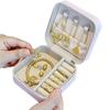 Portable Mini Jewelry Box: Anti-oxidation Storage for Stud Earrings, Necklace, and Ring