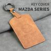Leather Car NFC Cards Key Bag For Mazda 2 3 6 Atenza Axela Demio CX5 CX-3 CX7 CX9 2015 2016 2017 2018 2019 Auto Keychain