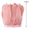 1 Meter Rosa Gänsefedern Besatz 15-20 cm Für Hochzeitskleid Dekoration Nähhandwerk Federlampenmaterial Federband