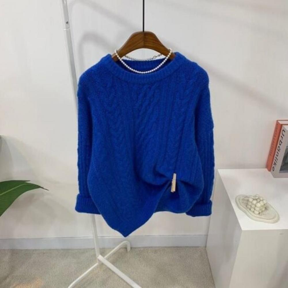 C S In The Room Long Sleeve Knit Round neCk 5 ColorS