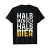 Half Unisex Beer Drinker Slogan T Shirt Vintage Graphic Versatile Designer Clothes Unisex Top For Everyday Wear Breathable