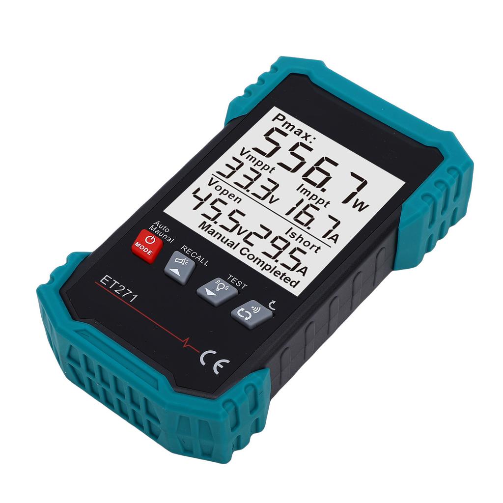 Solar Panel Tester Maximum 2000W 40A MPPT PV Detector Open Circuit Voltage Short Circuit Current Test Backlight Data