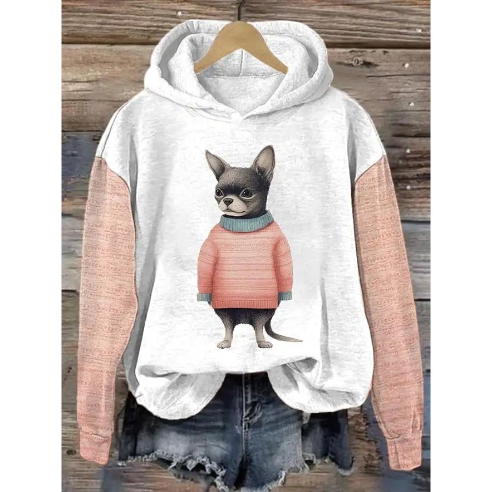 Fat Cat Dog Hoodies Animal 3D Print Women Men Casual Hooded Sweatshirts Streetwear Oversized Pullover Hoodie Top Female Clothing