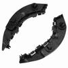 Front Bumper Brackets Support 71193SNAA01 Black Replacement for Civic 20062011