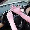 Sun Protection Half Finger Ice Sleeves Two Fingers with Exposed Anti-UV Arm Sleeves  For Women