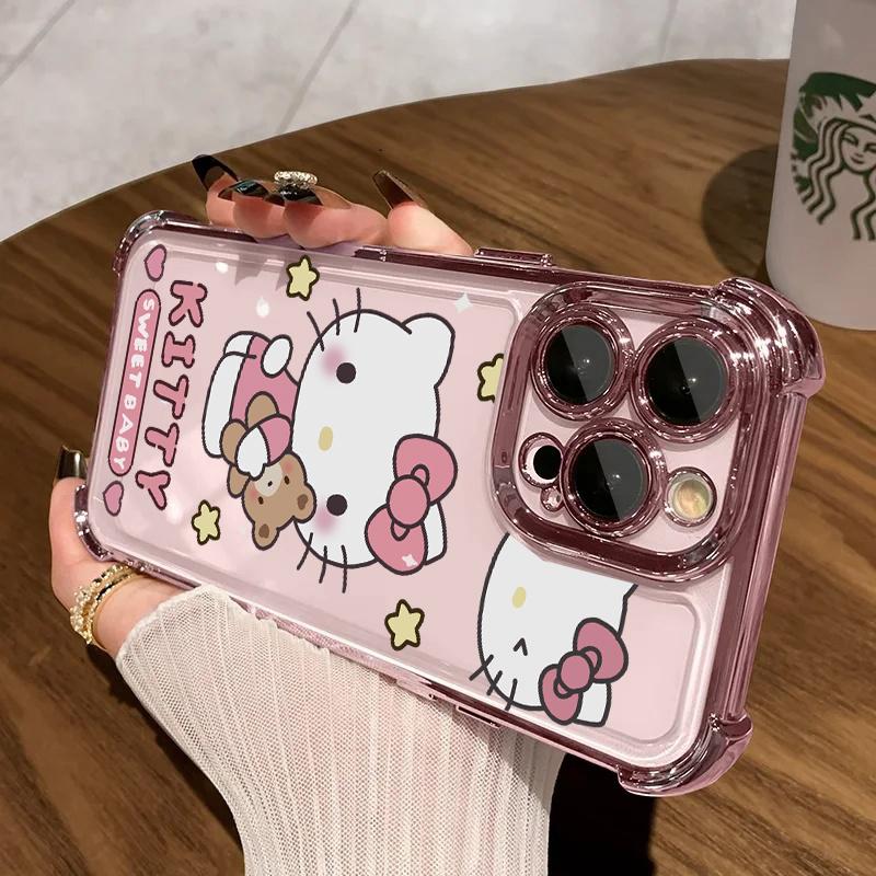 Cute Hello Kitty Shockproof Case For Huawei Honor 600 400 Lite Pro X9D X9A X9B X8C X8B X8A X7D X7A X6C X6D X6A X5B X5C 5G Casing