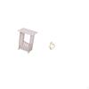 Bedside Table with Artistic Abstract Figurine Ornament for Hotel Room And Home Decoration