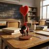 Romantic Cat Heart Balloon Decoration Suspended Black Cat Desktop Decoration  Office Desk