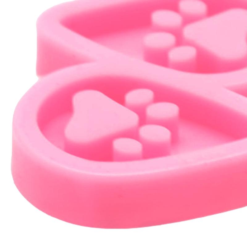 DIY Basteln Schmuck Schlüsselanhänger Form Hunde Pfote Ohrringe UV Epoxidharz Form Handgefertigte Ohrringe Ohrhänger Silikonform
