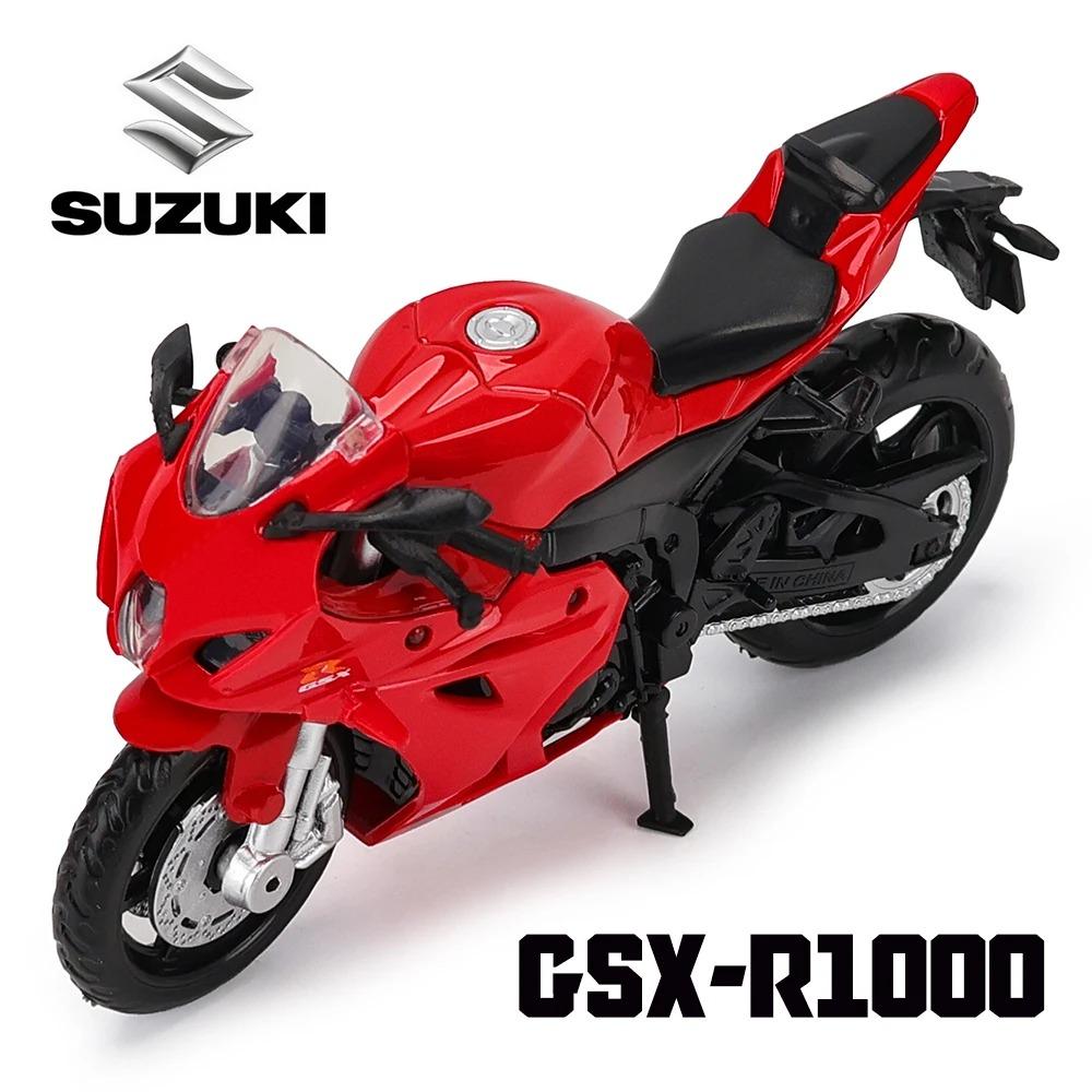 MSZ 1:18 Suzuki GSX-R1000 základní slitina tlakově litý model motocyklu, hračka dárek, statický model motocyklu z tlakově litého kovu