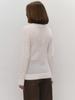 2025 Spring/Summer Women's European-American Mohair Crew Neck Semi-Transparent Knitted Sweater
