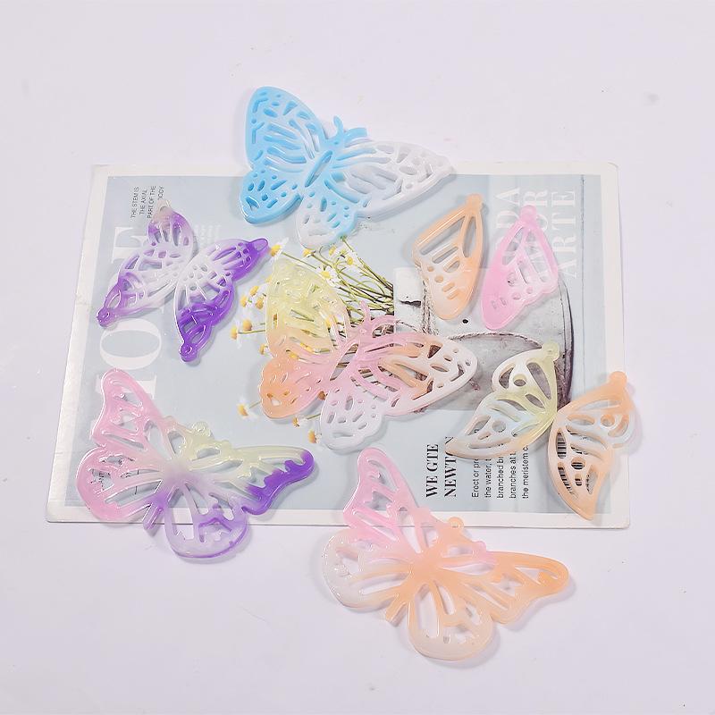Butterfly Pendant Epoxy Resin Mold Earring Casting Silicone Mould for DIY Keychain Necklace Craft Jewelry Making Supplies