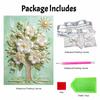 Floral Pearl Painting Handmade DIY Pearl Art Painting Stickers Home Decoration Gifts