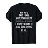 My Wife Shirts for Men Funny Husband Gifts T-Shirt