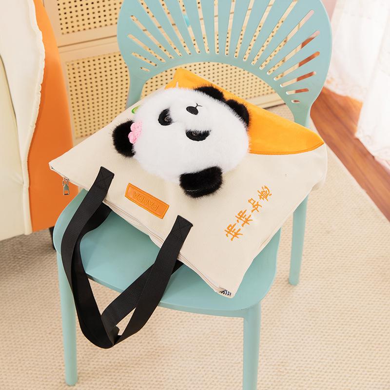 Dazed Panda Plush Ita Bag: Cute Cartoon Doll Bag & Travel Toy